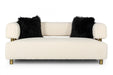 VIG Furniture - Divani Casa Gannet - Glam Beige Fabric Loveseat - VGODZW-944-LVST - GreatFurnitureDeal