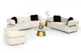 VIG Furniture - Divani Casa Gannet - Glam Beige Fabric Chair - VGODZW-992 - GreatFurnitureDeal