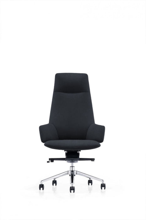 VIG Furniture - Modrest Gates Modern Black High Back Executive Office Chair - VGFUA1719-BLK-OC - GreatFurnitureDeal