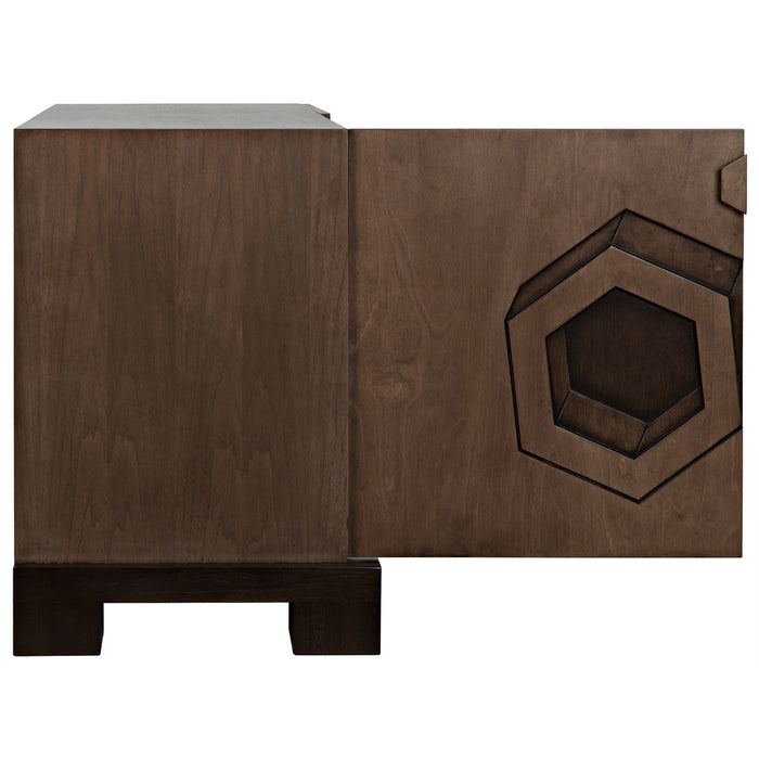 CFC Furniture - Bryony Cabinet, Walnut Base-Birch Plywood Veneer - GB010