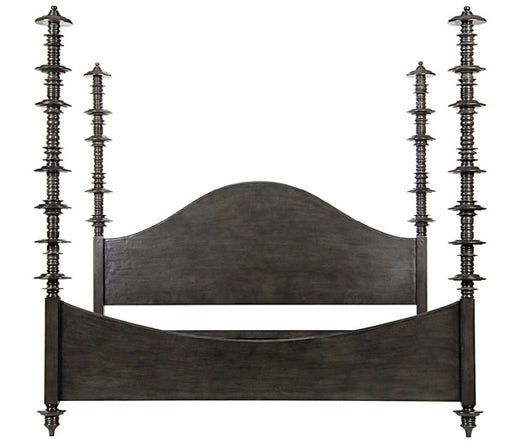 NOIR Furniture - Ferret Bed, E. King, Pale - GBED109EKP - GreatFurnitureDeal