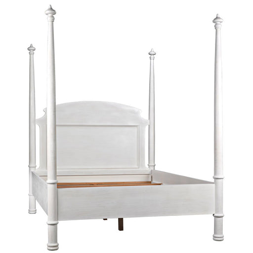 NOIR Furniture - Douglas Bed, Queen, White Washed - GBED116QWH-NEW - GreatFurnitureDeal
