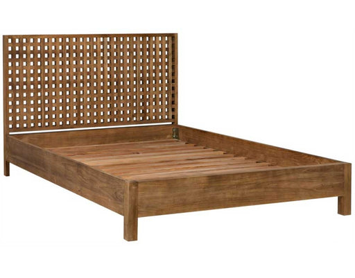 NOIR Furniture - Quinnton Queen Bed in Teak - GBED134QT
