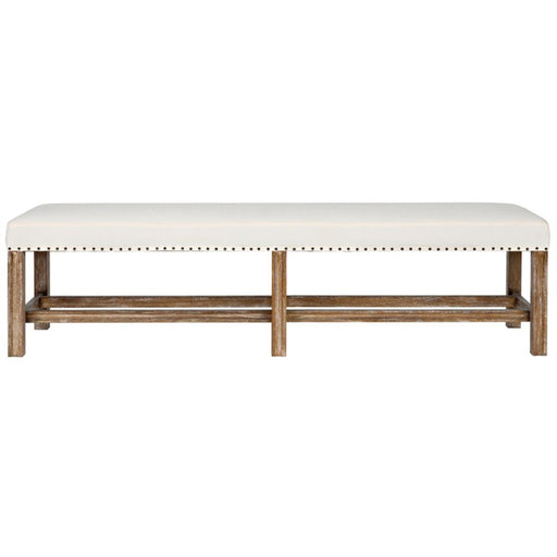 NOIR Furniture - Sweden Gray Wash Bench - GBEN111GW