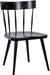 NOIR Furniture - Esme Chair, Hand Rubbed Black - GCHA257HB - GreatFurnitureDeal