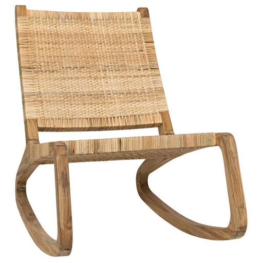 NOIR Furniture - Las Palmas Chair, Teak - GCHA282T - GreatFurnitureDeal