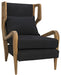 NOIR Furniture - Carol Arm Chair, Teak - GCHA292T - GreatFurnitureDeal