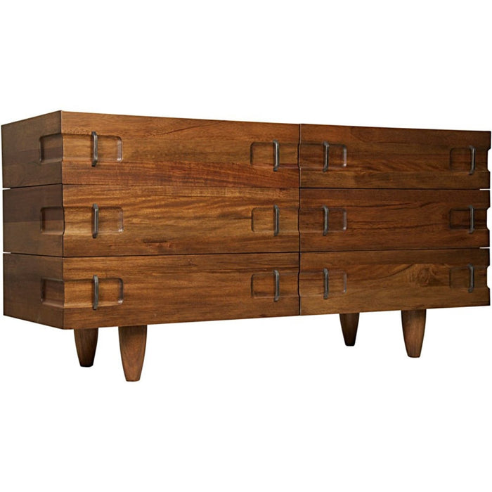 NOIR Furniture - David Sideboard, Dark Walnut - GCON199DW - GreatFurnitureDeal