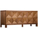 NOIR Furniture - 3 Door Quadrant Sideboard, Dark Walnut - GCON231DW-3 - GreatFurnitureDeal
