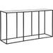 NOIR Furniture - Convention Sofa Table Black Metal and Antique Glass - GCON233MTB