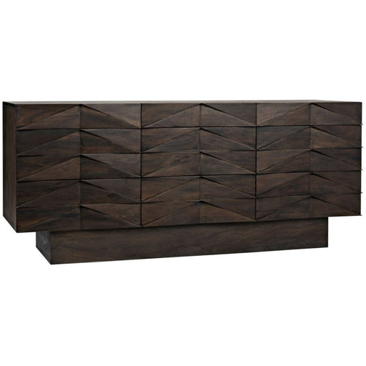 NOIR Furniture - Drake Sideboard, Ebony Walnut - GCON306EB - GreatFurnitureDeal