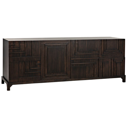 NOIR Furniture - Holden Sideboard, Ebony Walnut - GCON367EB - GreatFurnitureDeal