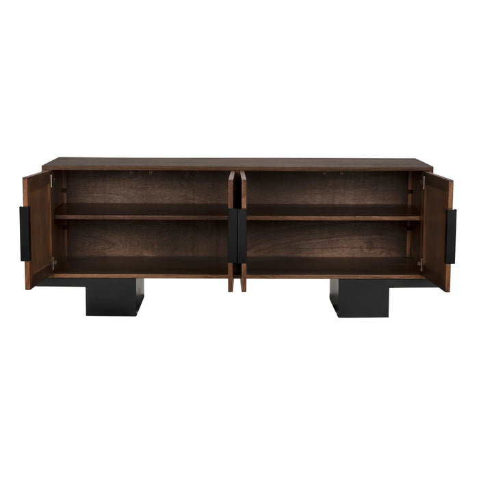 NOIR Furniture - Phoenix Sideboard in Dark Walnut - GCON425DW - GreatFurnitureDeal