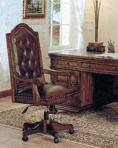Myco Furniture - Goodrich Leather Arm Chair - GD2220A