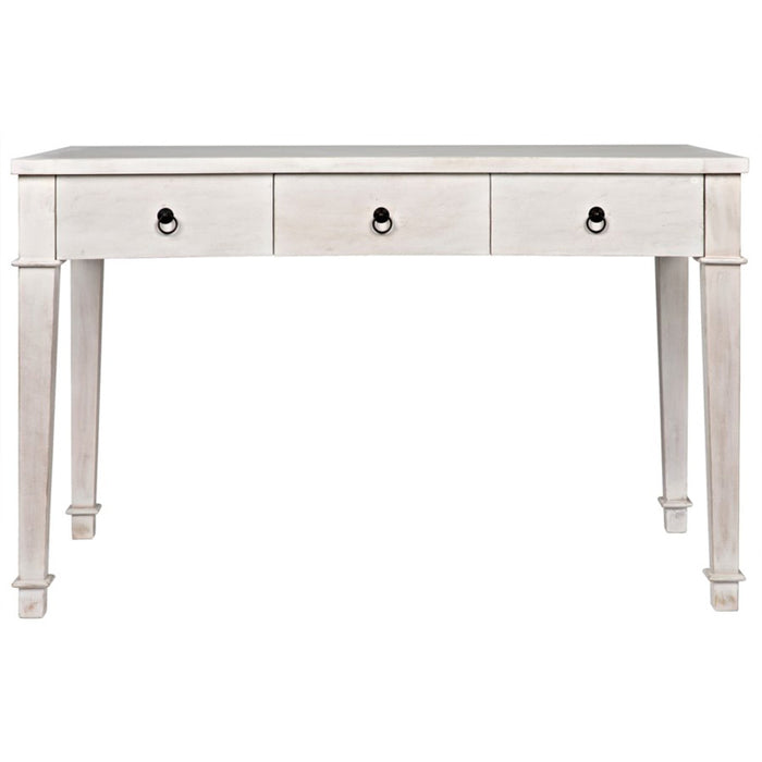 NOIR Furniture - Curba Desk, White - GDES111WH - GreatFurnitureDeal