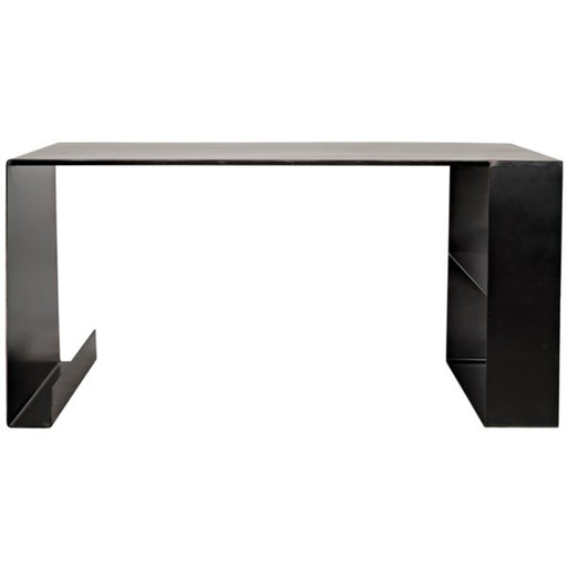 NOIR Furniture - Black Metal Desk - GDES126MTB - GreatFurnitureDeal