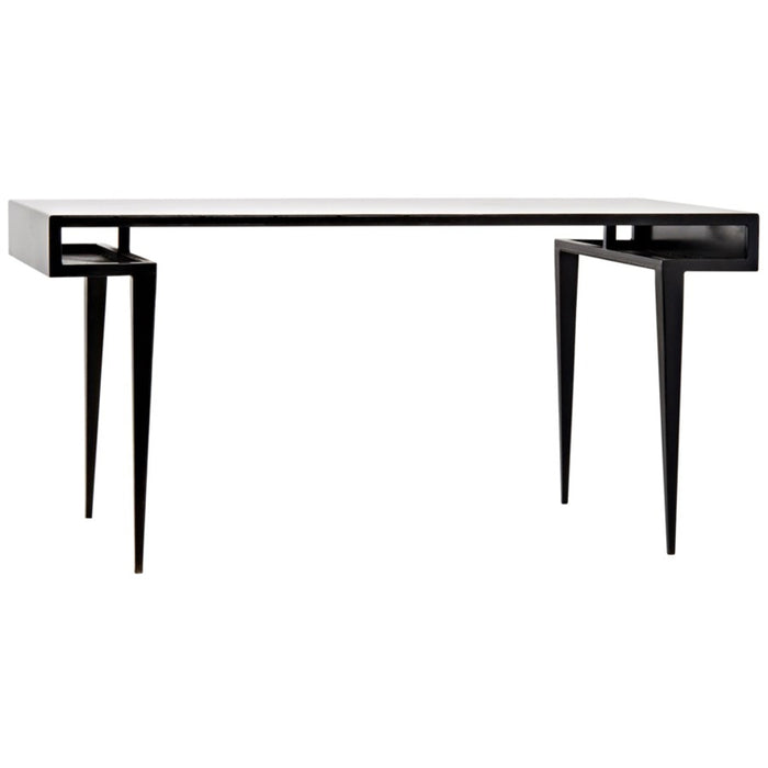NOIR Furniture - Stiletto Desk, Black Metal - GDES153MTB - GreatFurnitureDeal