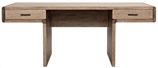 NOIR Furniture - Degas Desk, Washed Walnut - GDES155WAW - GreatFurnitureDeal
