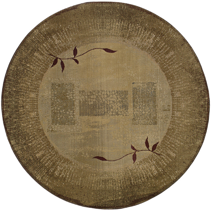 Oriental Weavers - Generations Green/ Beige Area Rug - 544G1 - GreatFurnitureDeal