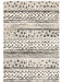 Oriental Weavers - Georgia Ivory/ Black Area Rug - 8826E - GreatFurnitureDeal