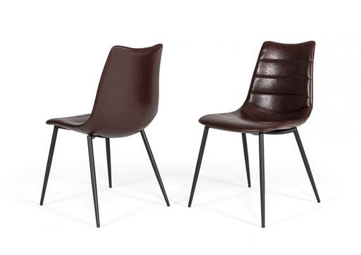 VIG Furniture - Gilliam - Modern Brown Dining Chair (Set of 2) - VGHR3260-BRN - GreatFurnitureDeal