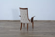 European Furniture - Glamour 11 Piece Dining Room Set in Brown - 56015-11SET - GreatFurnitureDeal