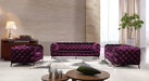 J&M Furniture - Glitz 3 Piece Living Room Set in Purple - 183352-3SET
