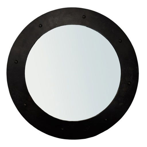 NOIR Furniture - Clay Mirror, Black Metal, Large - GMIR139MTB-L - GreatFurnitureDeal