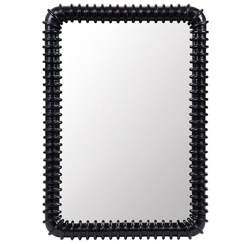 NOIR Furniture - Toshi Mirror, Hand Rubbed Black - GMIR148HB - GreatFurnitureDeal