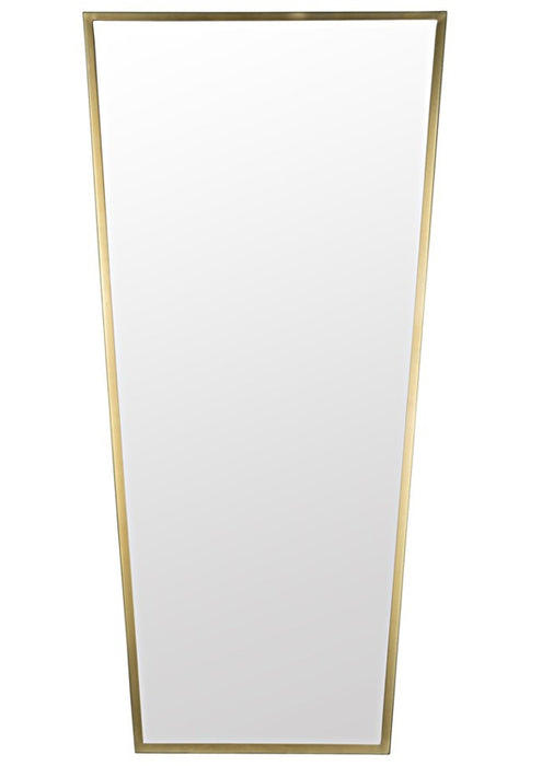 NOIR Furniture - Cassio Mirror in Metal w/Brass Finish - GMIR164MB