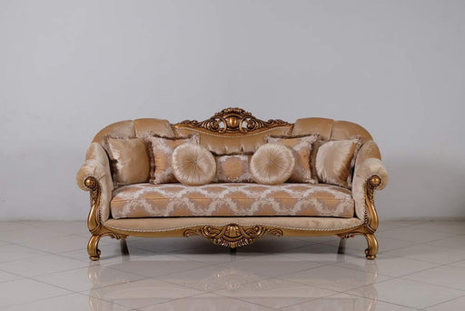 European Furniture - Golden Knights Luxury Sofa in Golden Bronze - 4590-S