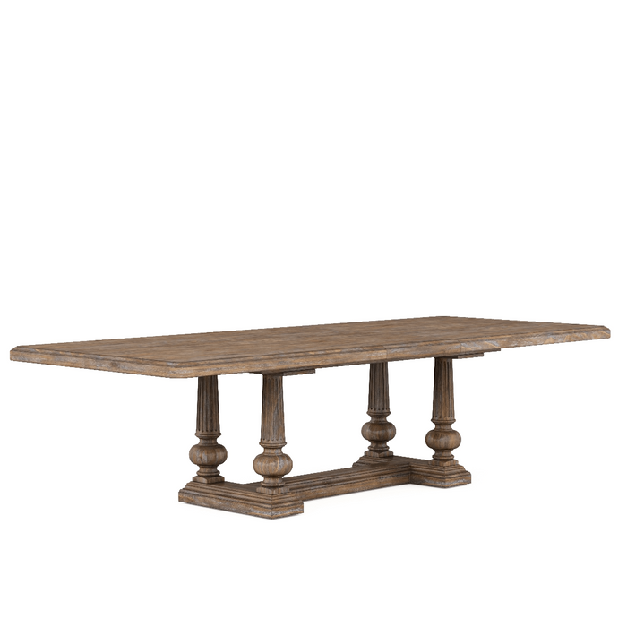 ART Furniture - Architrave Trestle Dining Table in Almond - 277238-2608 - GreatFurnitureDeal