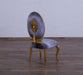 European Furniture - Luxor 5 Piece Luxury Dining Table Set in Gray & Light Gold - 68582-68582G-5SET - GreatFurnitureDeal