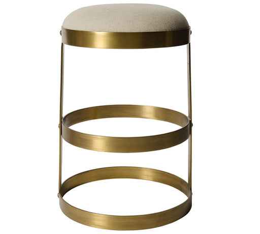 NOIR Furniture - Dior Counter Stool, Antique Brass - GSTOOL118MBS - GreatFurnitureDeal