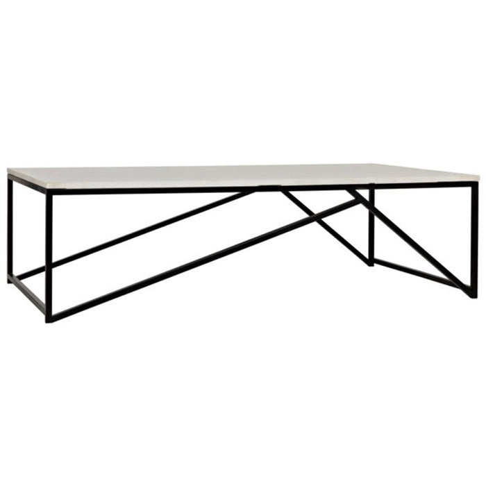NOIR Furniture - Molimo Coffee Table with Black Metal - GTAB1025MTB - GreatFurnitureDeal