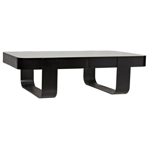 NOIR Furniture - Marshall Coffee Table, Black Metal - GTAB1026MTB - GreatFurnitureDeal
