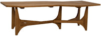 NOIR Furniture - Fenton Coffee Table Gold Teak - GTAB1045GT - GreatFurnitureDeal