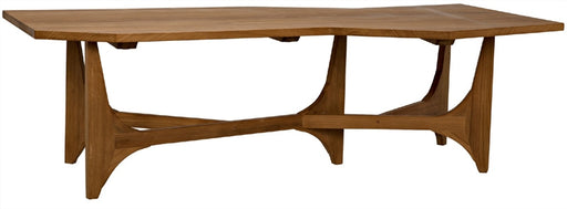 NOIR Furniture - Fenton Coffee Table Gold Teak - GTAB1045GT