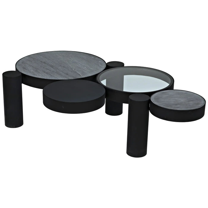 NOIR Furniture - Trypo Coffee Table, Matte Black - GTAB1049MTB - GreatFurnitureDeal