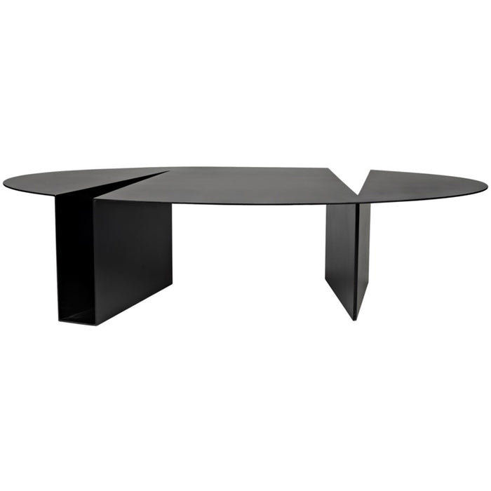 NOIR Furniture - Minerva Coffee Table, Black Metal - GTAB1084MTB - GreatFurnitureDeal