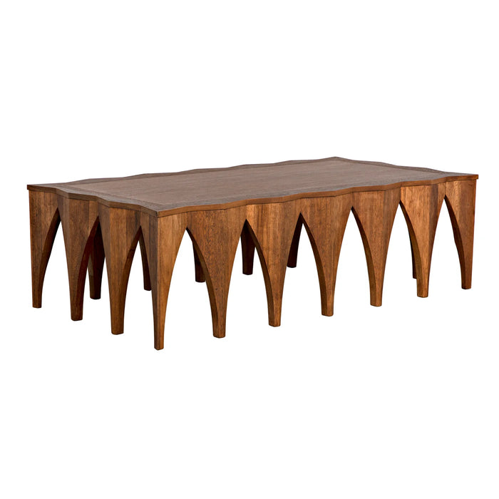 NOIR Furniture - Zelenko Coffee Table in Dark Walnut - GTAB1118DW