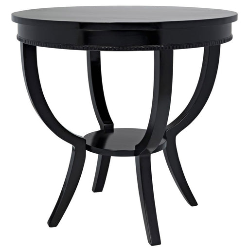 NOIR Furniture - QS Scheffield Side Table, Black - GTAB223 - GreatFurnitureDeal