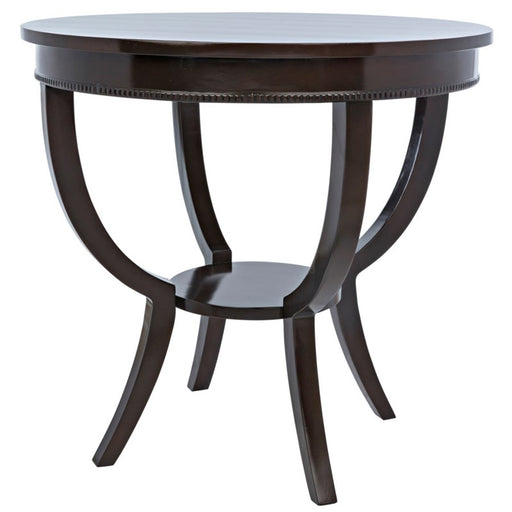 NOIR Furniture - QS Scheffield Side Table, Distressed Brown - GTAB223D - GreatFurnitureDeal