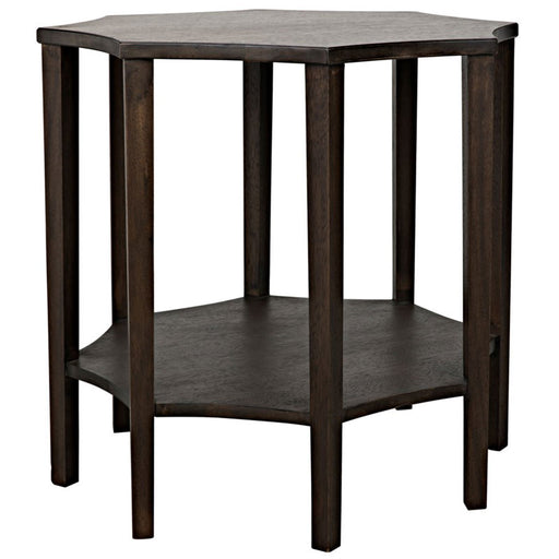 NOIR Furniture - Ariana Side Table, Ebony Walnut - GTAB335EB - GreatFurnitureDeal