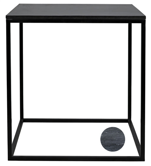 NOIR Furniture - Landon Side Table with Marble - GTAB344-ML