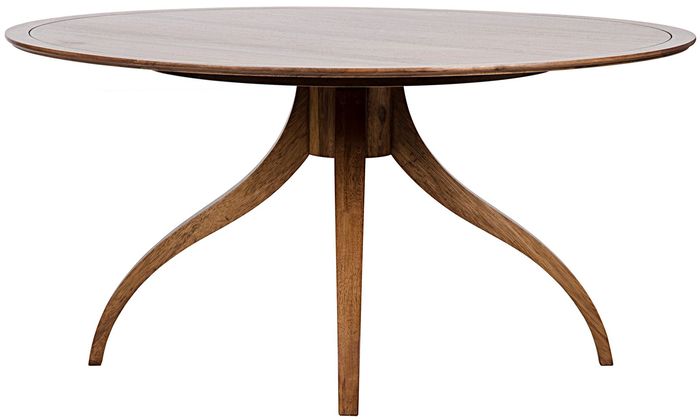 NOIR Furniture - Vera Dining Table, Dark Walnut - GTAB495DW - GreatFurnitureDeal