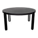 NOIR Furniture - Marcellus Dining Table, 63", Black Metal - GTAB563MTB-L - GreatFurnitureDeal
