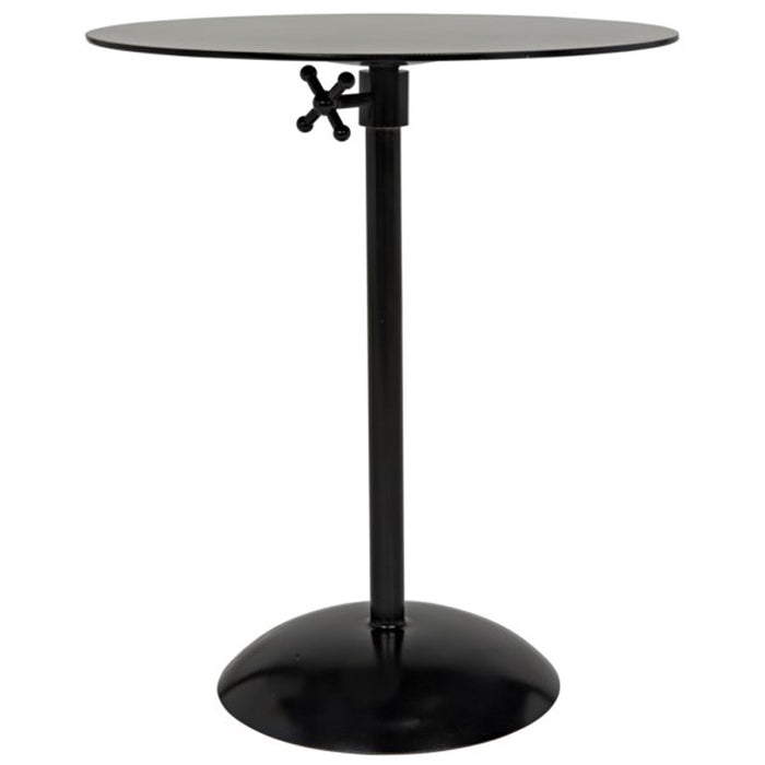 NOIR Furniture - Felix Side Table, Black Metal - GTAB654MTB