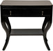 NOIR Furniture - Weldon Side Table, Distressed Black - GTAB665D1 - GreatFurnitureDeal