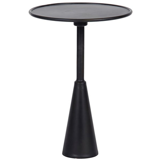 NOIR Furniture - Hiro Side Table, Black Metal - GTAB690MTB - GreatFurnitureDeal